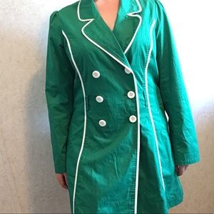 ModCloth Trench Coat Green